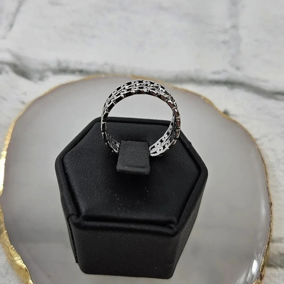 Chain Link Adjustable Fashion Ring A10 x3 - Picture 5 of 7